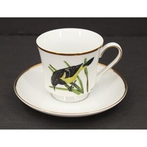 Berkeley‎ House Fine China Cup & Saucer Scott's Oriole Gold Trim 4679 Japan